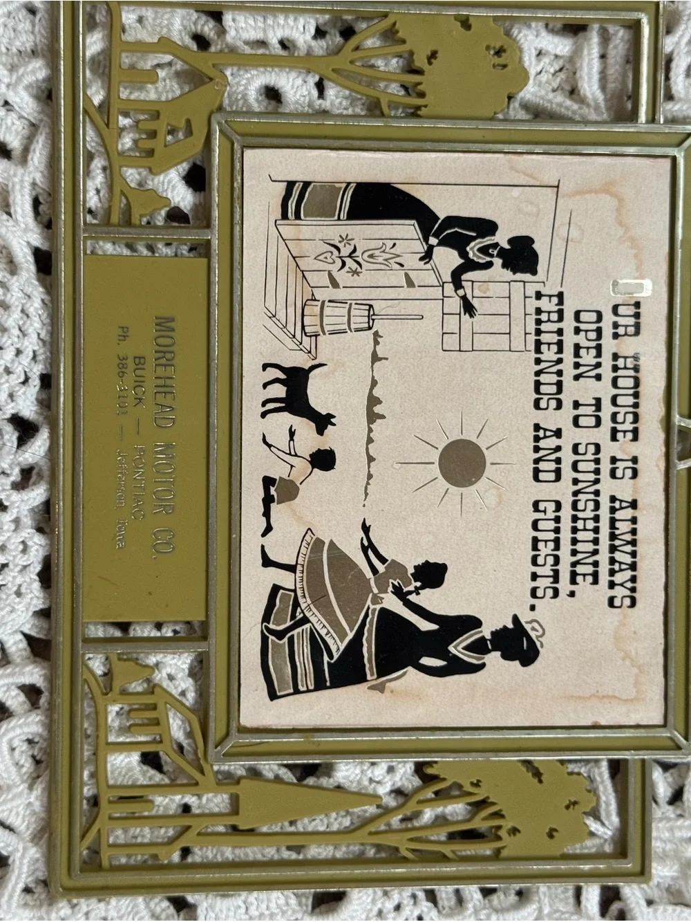 Vintage Plastic Advertising Wall Plaques Iowa Americana Lot of 6